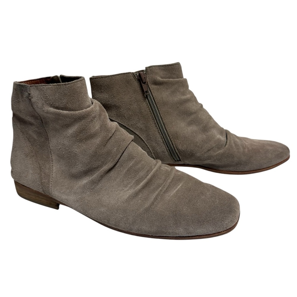 Jeffrey Campbell Women’s Speir Ankle Suede Booties tan Brown color size 10 !! - Picture 2 of 12